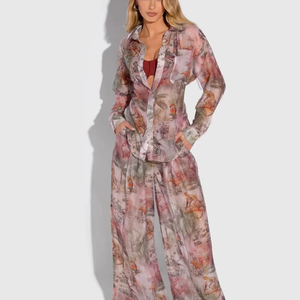 NWT Flowy Pant Cheeky Monkey XL - Picture 3 of 11